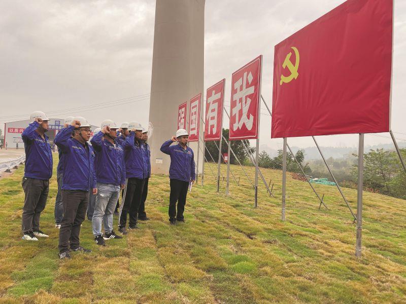中鐵七局南京公司持續掀起學習宣傳貫徹黨的二十大精神熱潮 (2)_副本